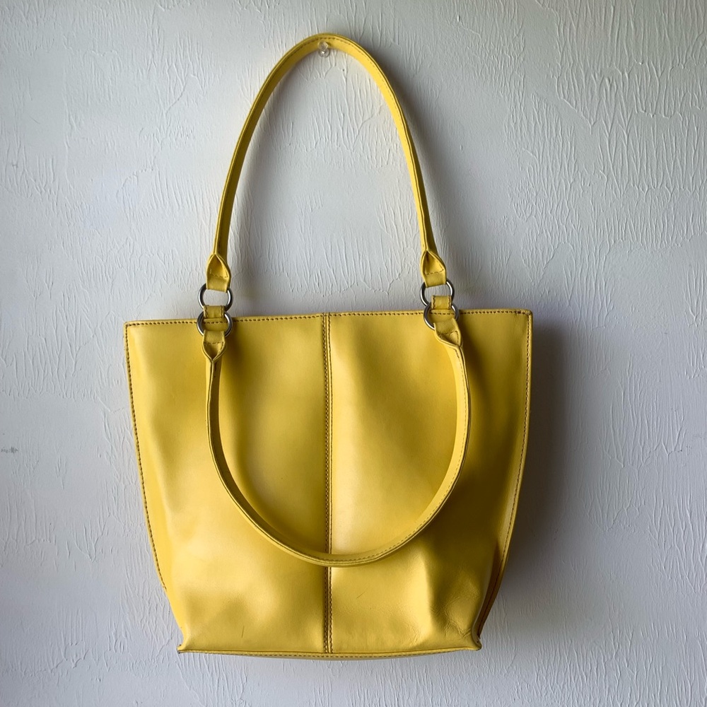 Wilson’s Leather Yellow Shoulder Bag colorful bag